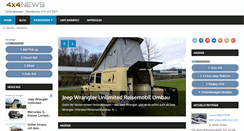 Desktop Screenshot of 4x4news.de